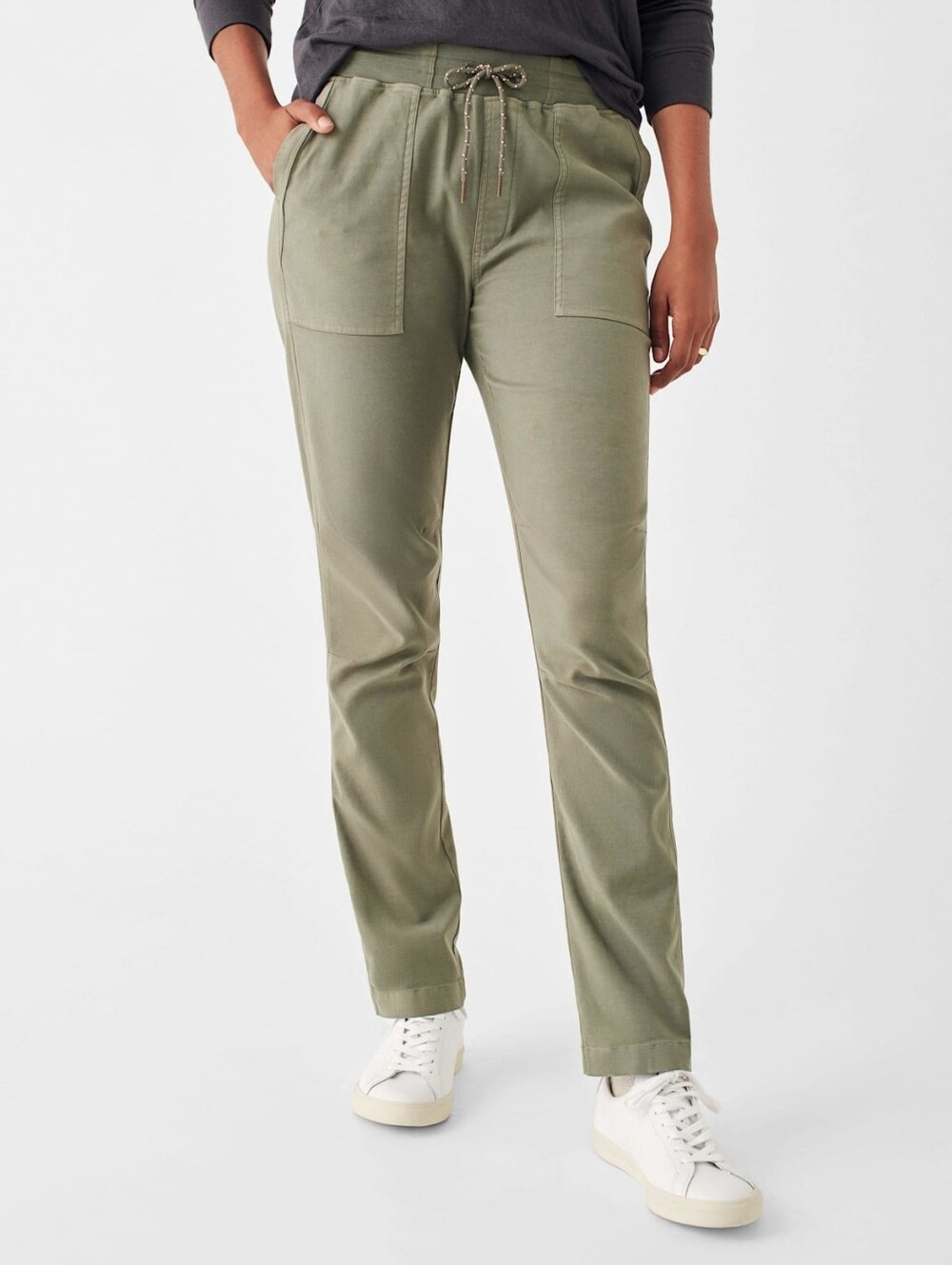 Faherty Traveler Pants in Dark Olove